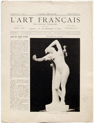 antique print from l'art francaise